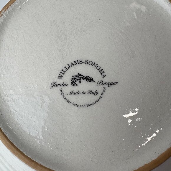 Williams-Sonoma Jardin Potager Tomatoes Pasta Bowl - Large 9 1/2” Made In Italy - Picture 2 of 5